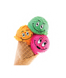 smiling ice cream